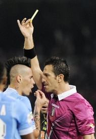 Napoli's midfielder Marek Hamsik (L) is known for his lively style as much for his distinctive Mohican-style haircut